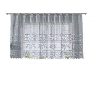 Cortina Bandô Valência Lisa Branco 2,00x80cm Interlar