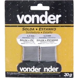 Estanho para Solda em Cartela Vonder 20gr