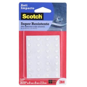 Protetor Anti-Impacto Redondo Extra Pequeno 28 Un 3M Scotch
