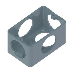 Caixa 5 Entradas Condulete Top 1/2" a 1" Cinza Tigre