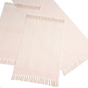Passadeira Natural 50x200cm Artesanal Teares