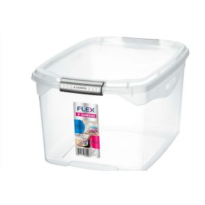 Caixa Plástica Flex 29L Cristal Sanremo