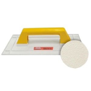 Desempenadeira Plástica Lisa para Grafiato 14x27cm Metasul