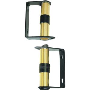 Puxador União Mundial 90x50mm Ferro Latão Oxidado
