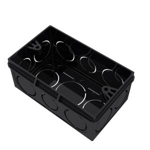 Caixa de Luz Tigre Retangular 4"x2" Preta