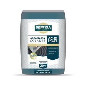 Argamassa AC3 Bemfixa 20kg Cinza