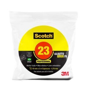Fita Isolante Autofusão 3M Scotch 19mmx5m Preta