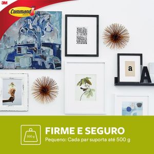 Fecho com Adesivo 3M Command Pequeno