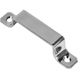 Puxador Synter Quadrado Inox 11,20cm Polido