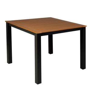 Mesa de Jardim Madrid Preto Alumínio Fascino