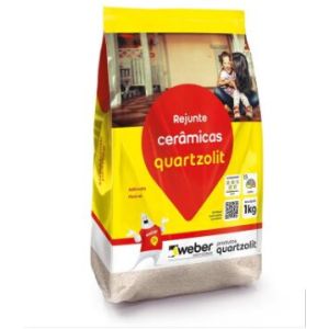 Rejunte Flexível Quartzolit Branco 1kg