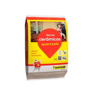Rejunte Porcelanato Quartzolit Bege 5kg
