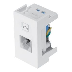 Módulo Tomada RJ11 Modulare/Evidence Branco Fame