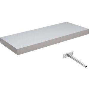 Prateleira Prat-K Tendenza 4 Reta com Suporte 25x150cm Branca