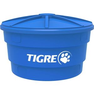 Caixa De Água Polietileno 500L Azul Tigre