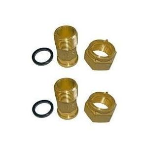 Conjunto de Conexões para Hidrômetro em Latão  3/4" C & G Elster