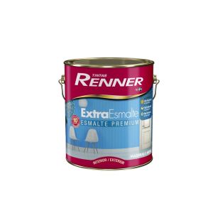 Tinta Esmalte Extra Premium Brilhante 3,6L Preto Renner
