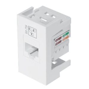Módulo Tomada RJ45 Modulare/Evidence Branco Fame