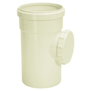 Tee Inspeção 100x75mm Pvc Esgoto Branco Amanco