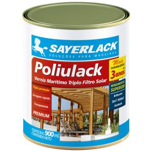 Verniz Triplo Filtro 900ml Poliulack Brilhante Sayerlack