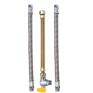 Kit Instalação para Aquecedor a Gás 1/2" 40cm Jackwal