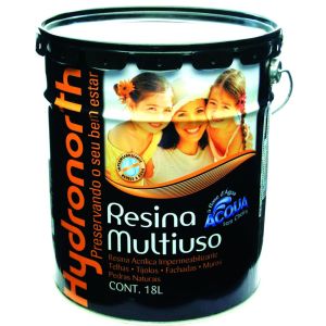 Resina Acrílica Hydronorth Acqua 18L Incolor