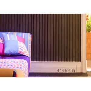 Rodapé Poliestireno Santa Luzia Clássica 444 9,6cmx2,4m Branco