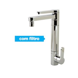 Torneira de Mesa com Filtro Twin Deca 1/2" Cromada