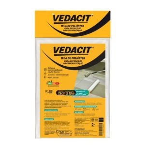 Tela de Poliéster Vedatex Otto 73cmx10m Branco