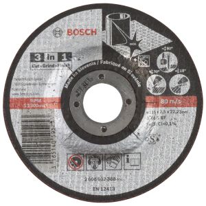 Disco de Corte para Metal 3 em 1 Grão 30 115x2,5mm Bosch