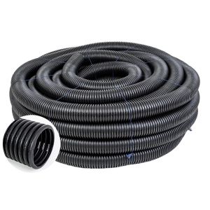 Tubo Dreno 110mmx50m Preto Fischer