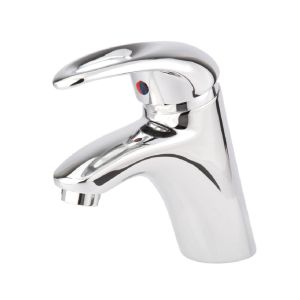 Torneira Misturador Monocomando para Banheiro de Mesa Bica Baixa 1/2" Rubi Cromado Addra