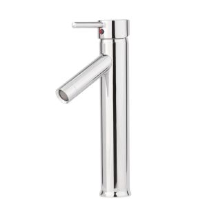 Torneira Misturador Monocomando para Banheiro de Mesa Bica Média 1/2" Fonte Cromado Addra