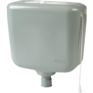 Caixa de Descarga Elevada Astra 6,8 a 9 Litros Cinza