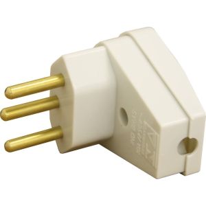 Plugue Fame 1 Módulo 2P+T 10A 250V~ Cinza