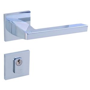 Fechadura Roseta Externa 55mm Karli Cromado 745-90 Pado
