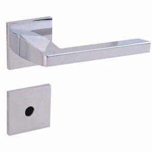 Fechadura Roseta para Banheiro 55mm Karli Cromado 745-90 Pado