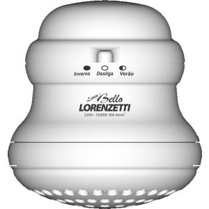 Chuveiro Multitemperatura Lorenzetti Loren Bello Branco