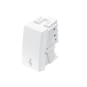 Módulo Campainha Fame Elegance Branco 16A