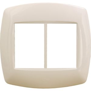 Placa 4"x4" 6 Módulos Fame Elegance Branca