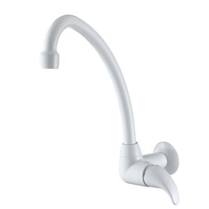 Torneira de Parede para Cozinha Lorenzetti Pratti 1/2" Branca