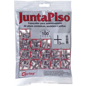 Espaçador Juntapiso Cortag 3mm 100 Peças