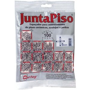 Espaçador Juntapiso Cortag 5mm 100 Peças