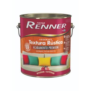 Textura Acrílica Renner Ardonare Rústica Premium 4,8kg Branco Fosco