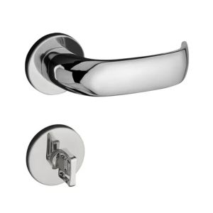 Fechadura Roseta para Banheiro 55mm Contemporânea Cromado 500-90 Pado