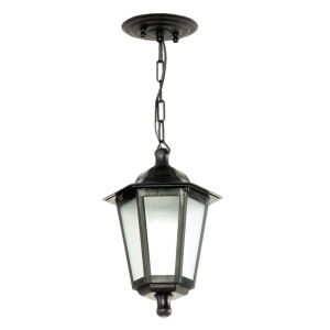 Pendente Dital 1 Lâmpada Grega 18cm E27 Preto