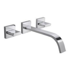 Torneira Misturador para Banheiro de Parede 1/2" Polo Cromado Deca