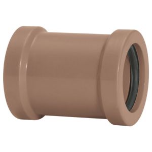 Luva Correr 40mm Pvc Sold Marrom Amanco