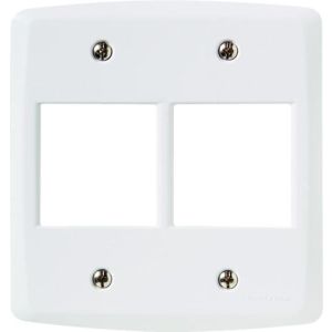 Placa 4"x4" Tramontina Lux2 4 Módulos Branca Horizontal/Vertical