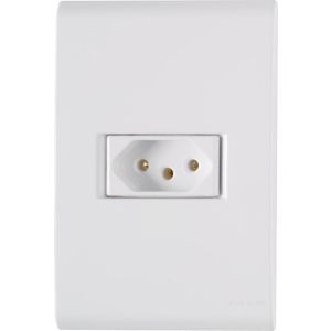 Conjunto Tomada Liz 1 Módulo 2P+T 20A BrancoTramontina